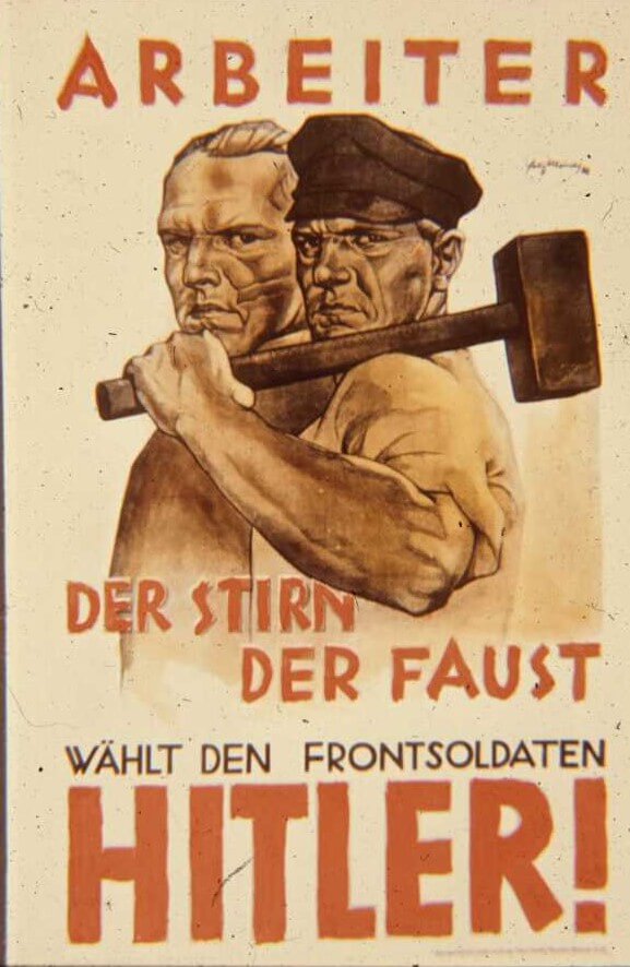 NSDAP Wahlplakat Arbeiter